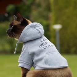 Sweat pour chat Chat peut plus durer