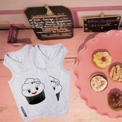 T-shirt pour chien Cupcake