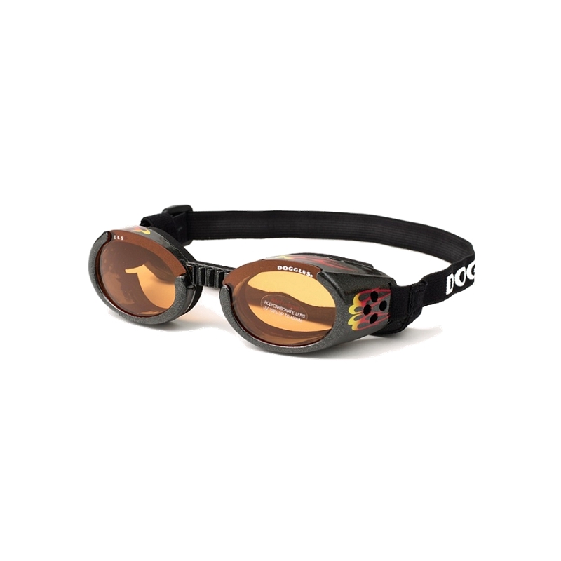 Lunettes pour chien motif flammes Lunettes Doggles pour chien