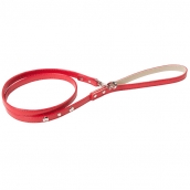 Laisse pour chien python rouge