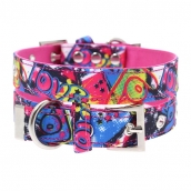 Collier pour chien Pop Art