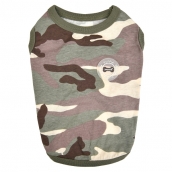 T-shirt pour chien camouflage Puppia