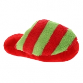 Peluche pour chien pantoufle rouge