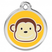 Médaille pour chien à graver petit singe