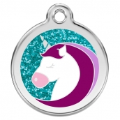 Médaille pour chien à graver Licorne