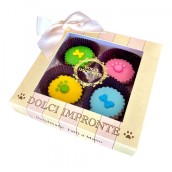 Coffret de biscuits pour chien Cupcake